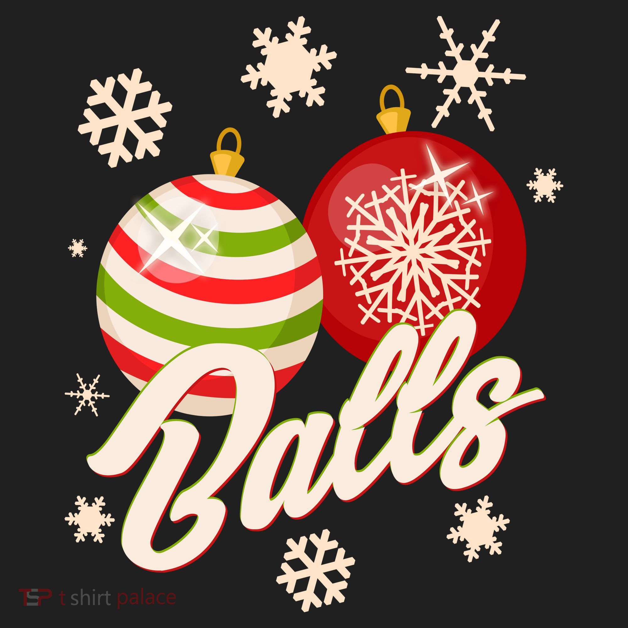 Funny Festive Christmas Balls Tumbler