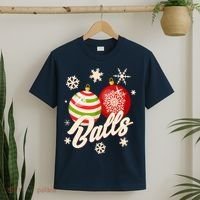 Funny Festive Christmas Balls T-Shirt thumb 2