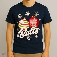 Funny Festive Christmas Balls T-Shirt thumb 3