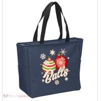 Funny Festive Christmas Balls Tote Bag thumb 2