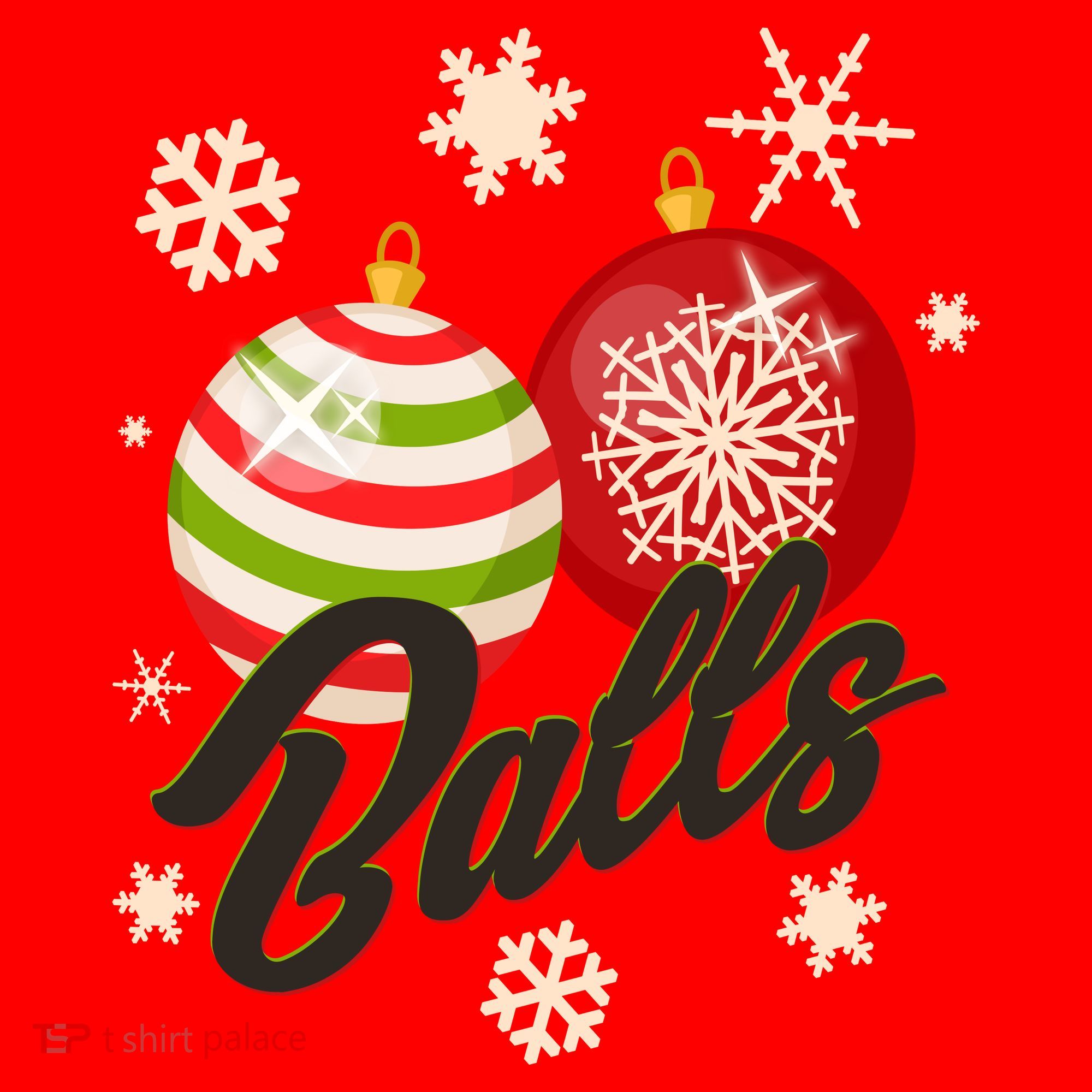 Funny Festive Christmas Balls Santa Hat