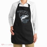 Funny Fishing - Don't Be A Dumb Bass Apron thumb 2