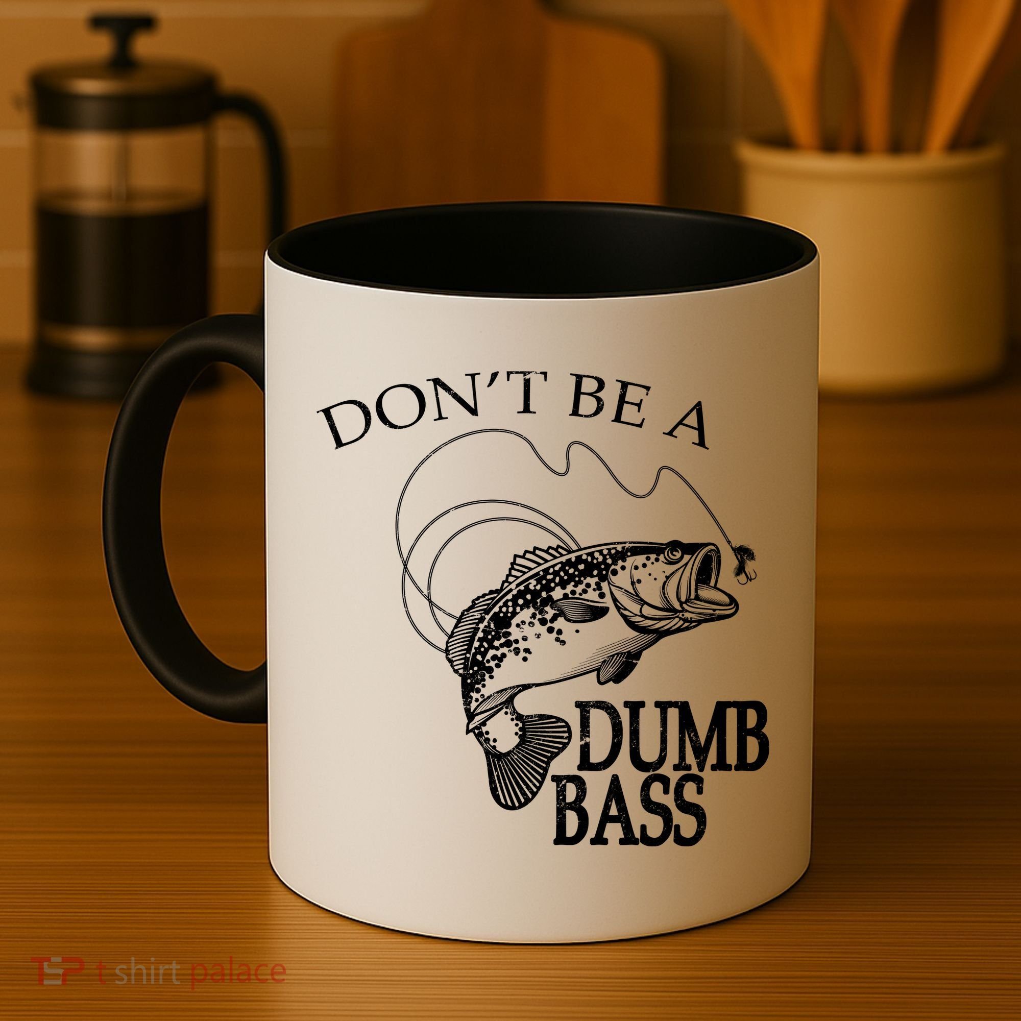 Funny Fishing - Don't Be A Dumb Bass Coffee Mug