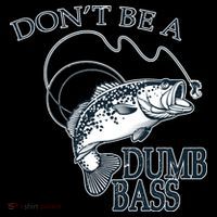 Funny Fishing - Don't Be A Dumb Bass Women's Hoodie thumb 2