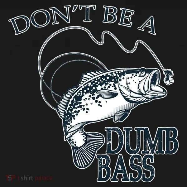 Funny Fishing - Don't Be A Dumb Bass Ornament