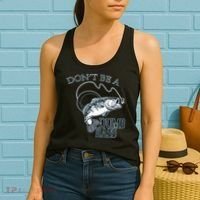 Funny Fishing - Don't Be A Dumb Bass Women's Tank Top thumb 2