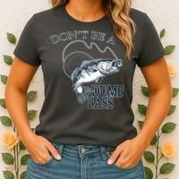 Funny Fishing - Don't Be A Dumb Bass Women's T-Shirt thumb 2