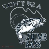 Funny Fishing - Don't Be A Dumb Bass Kids Sweatshirt thumb 2