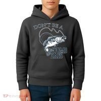 Funny Fishing - Don't Be A Dumb Bass Kids Hoodie thumb 4