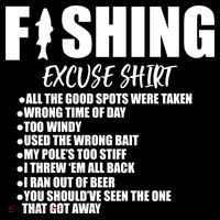 Funny Fishing Excuses Backpack thumb 2