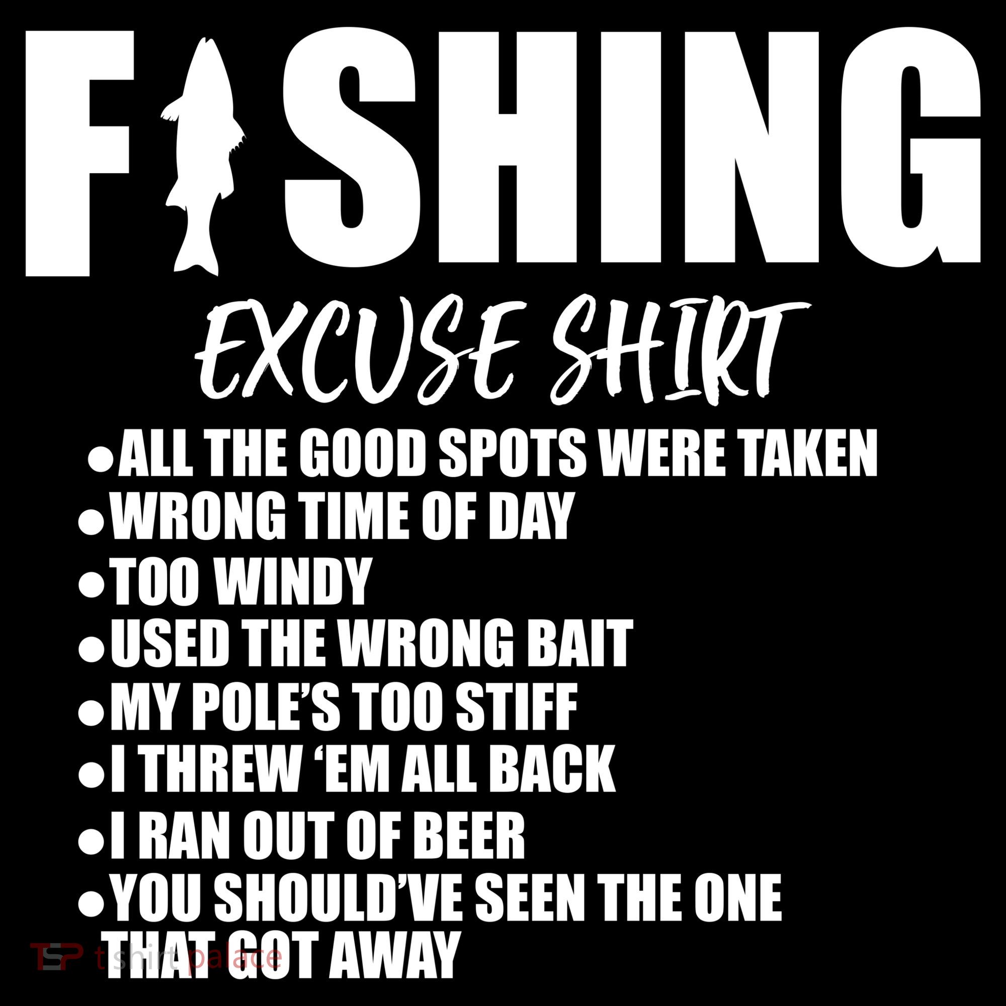 Funny Fishing Excuses Backpack