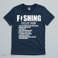 Funny Fishing Excuses T-Shirt thumb 5