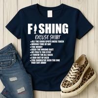 Funny Fishing Excuses Women's T-Shirt thumb 3