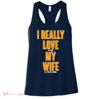 Funny Fishing I Really Love My Wife  Women's Tank Top thumb 0