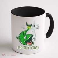 Funny Fishing I'd Hit That Coffee Mug thumb 1