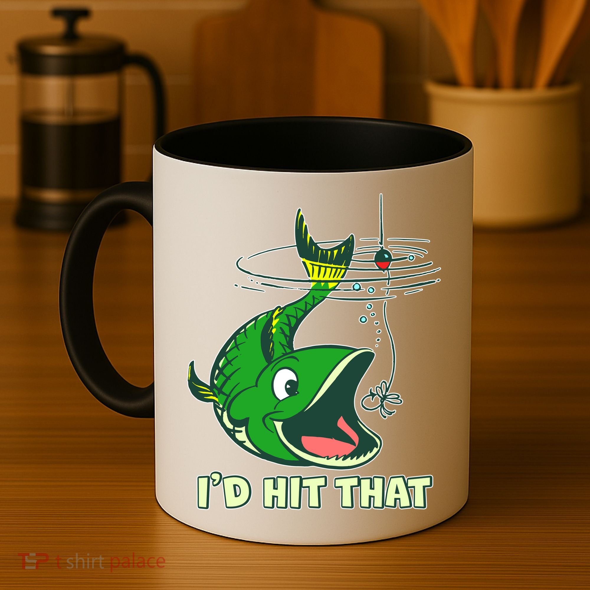 Funny Fishing I'd Hit That Coffee Mug