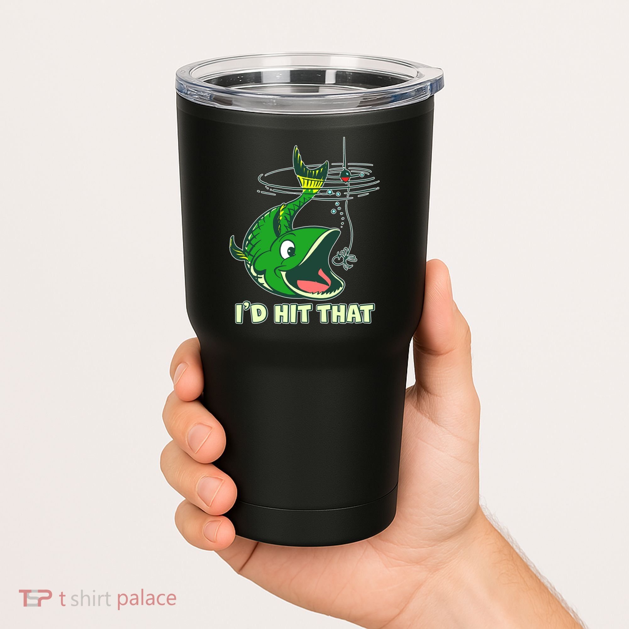 Funny Fishing I'd Hit That Tumbler