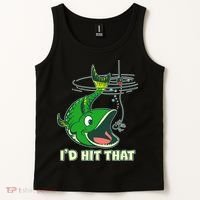 Funny Fishing I'd Hit That Tank Top thumb 2