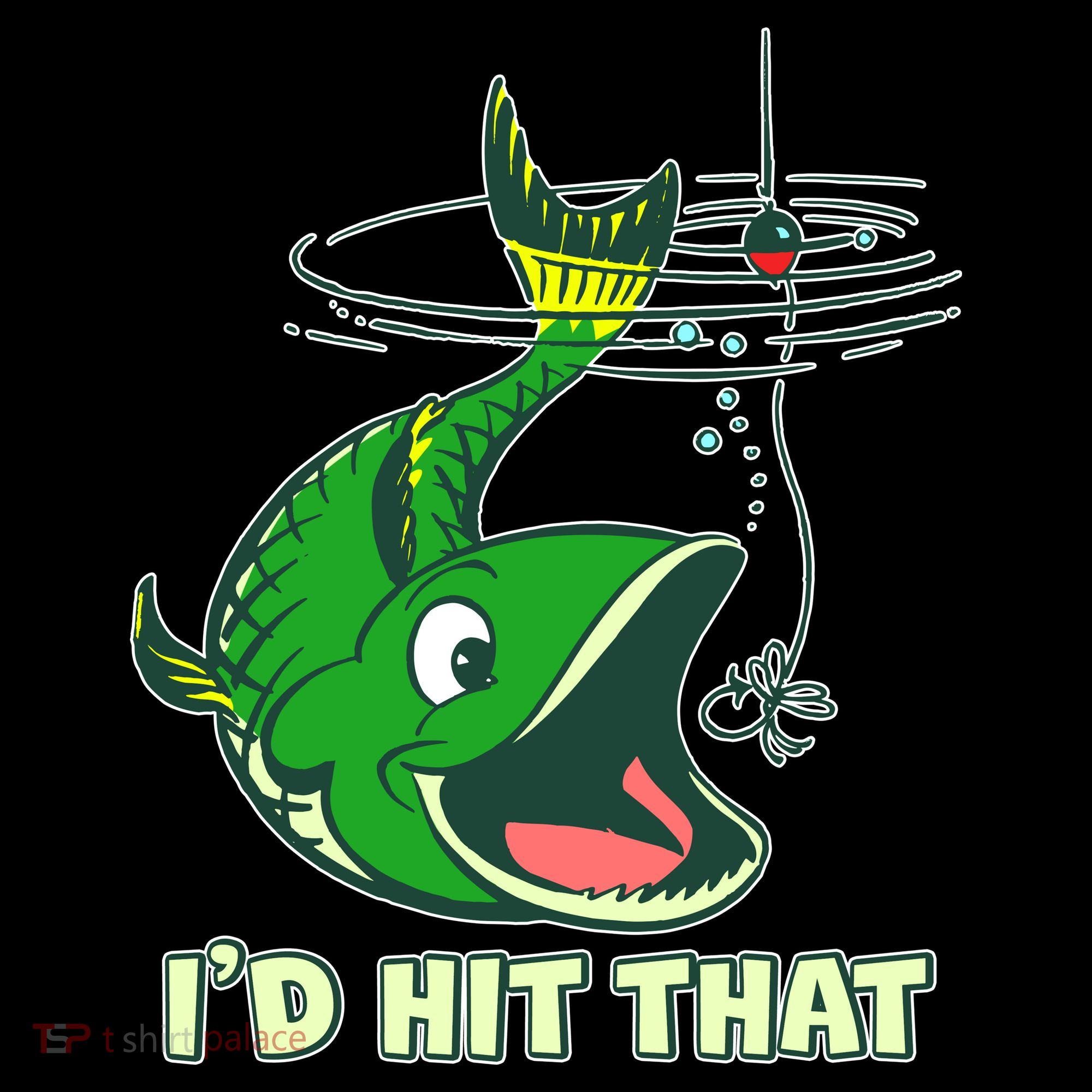 Funny Fishing I'd Hit That Women's Long Sleeve Shirt