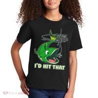 Funny Fishing I'd Hit That Kids T-Shirt thumb 2