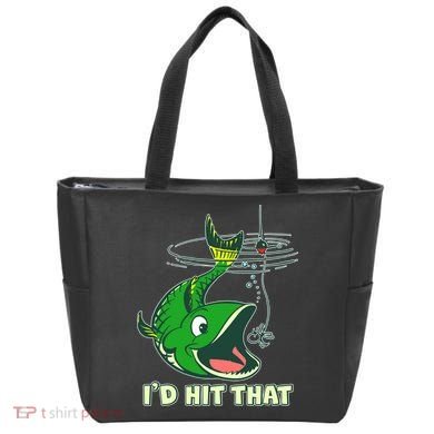 Funny Fishing I'd Hit That Tote Bag