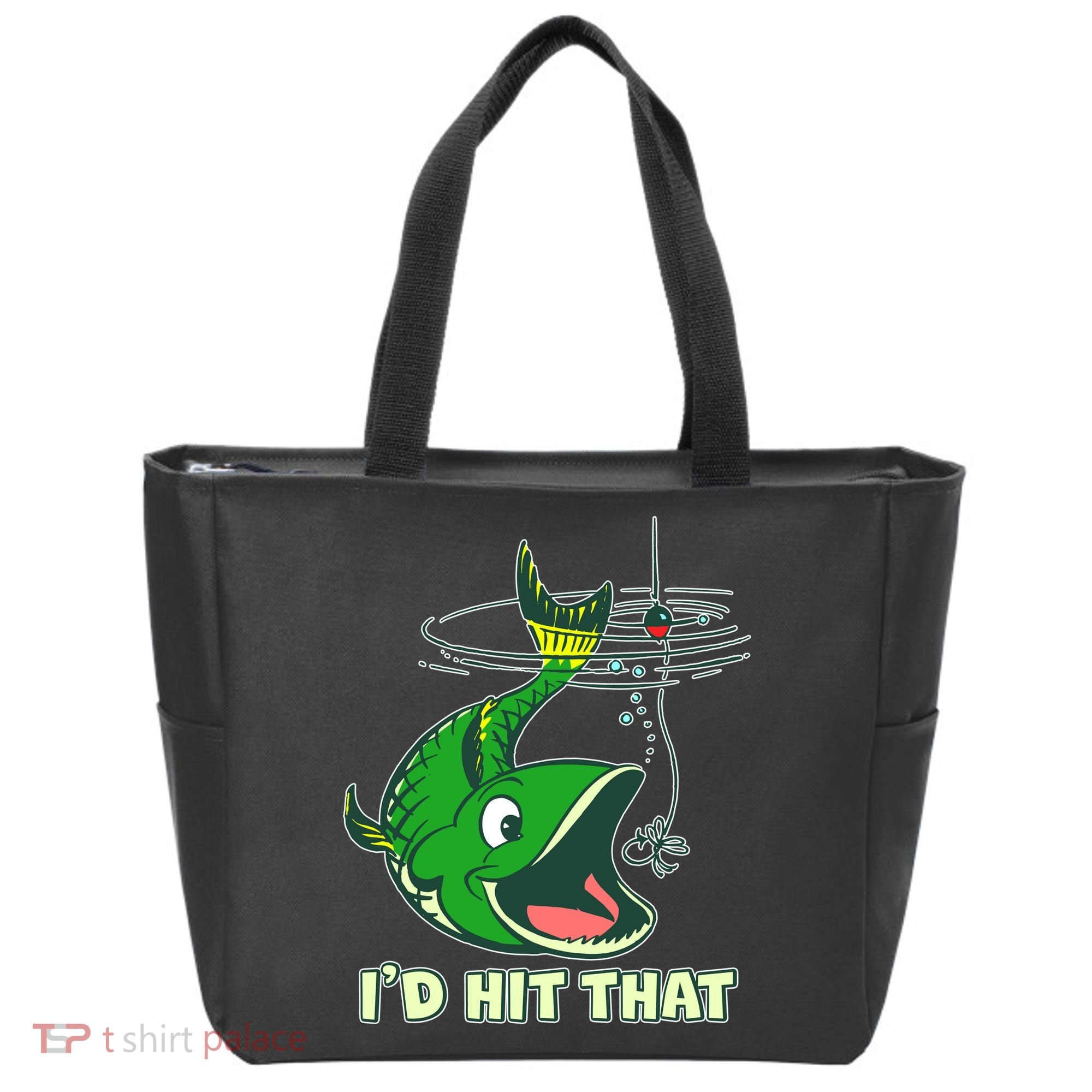 Funny Fishing I'd Hit That Tote Bag