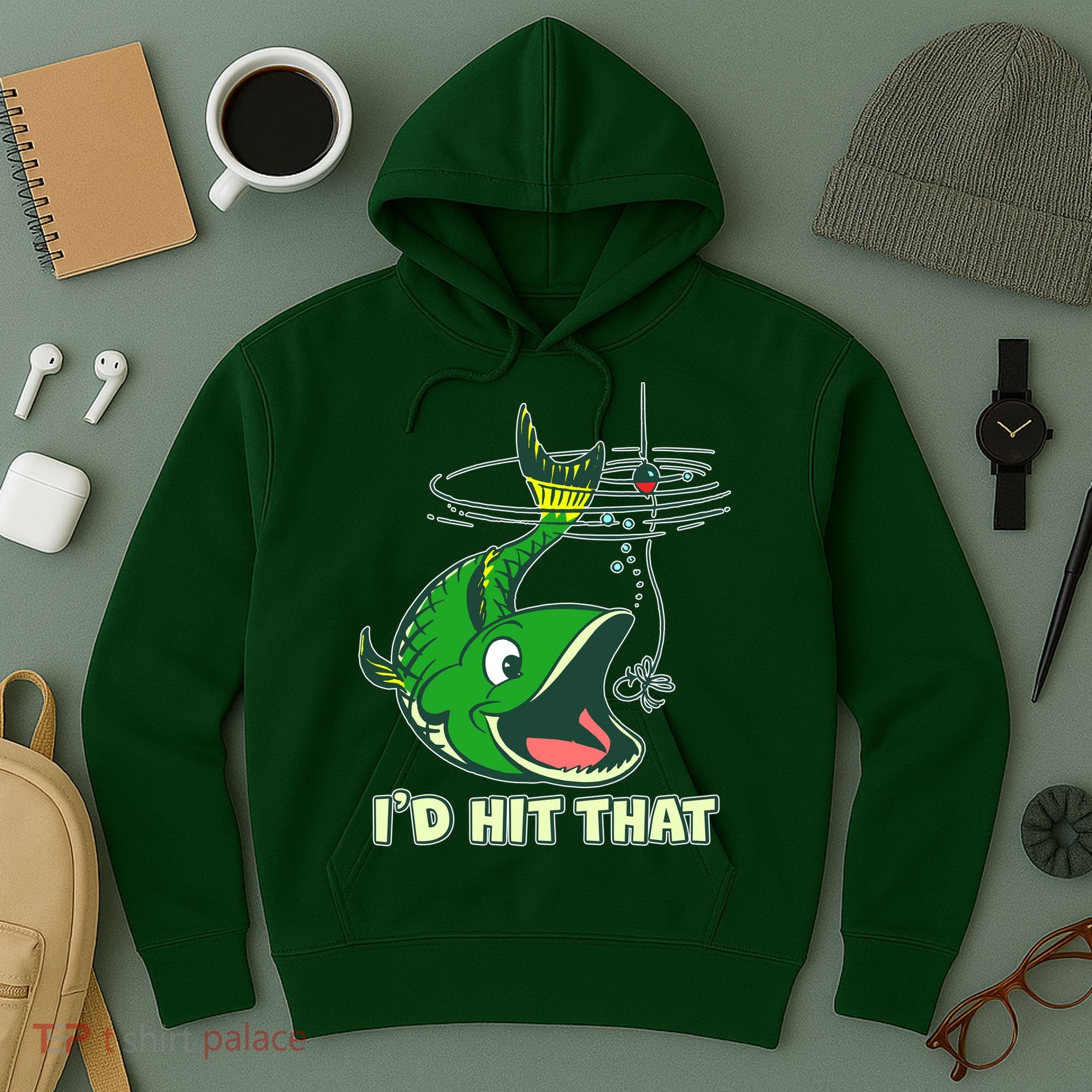 Funny Fishing I'd Hit That Hoodie