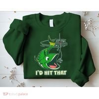 Funny Fishing I'd Hit That Sweatshirt thumb 2