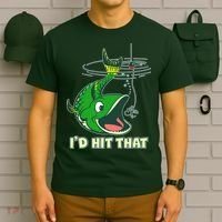 Funny Fishing I'd Hit That T-Shirt thumb 6