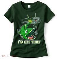 Funny Fishing I'd Hit That Women's T-Shirt thumb 0
