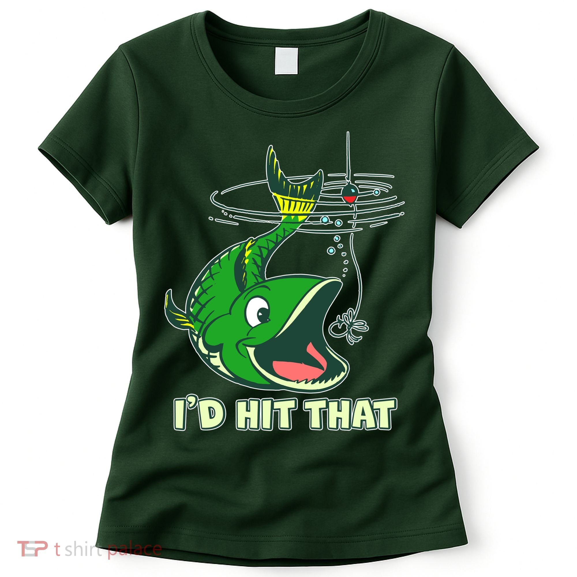 Funny Fishing I'd Hit That Women's T-Shirt