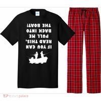 Funny Fishing: If You Can Read This Pull Me Back Into The Boat Pajama Set thumb 0