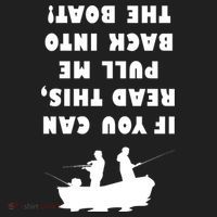Funny Fishing: If You Can Read This Pull Me Back Into The Boat Hat thumb 2