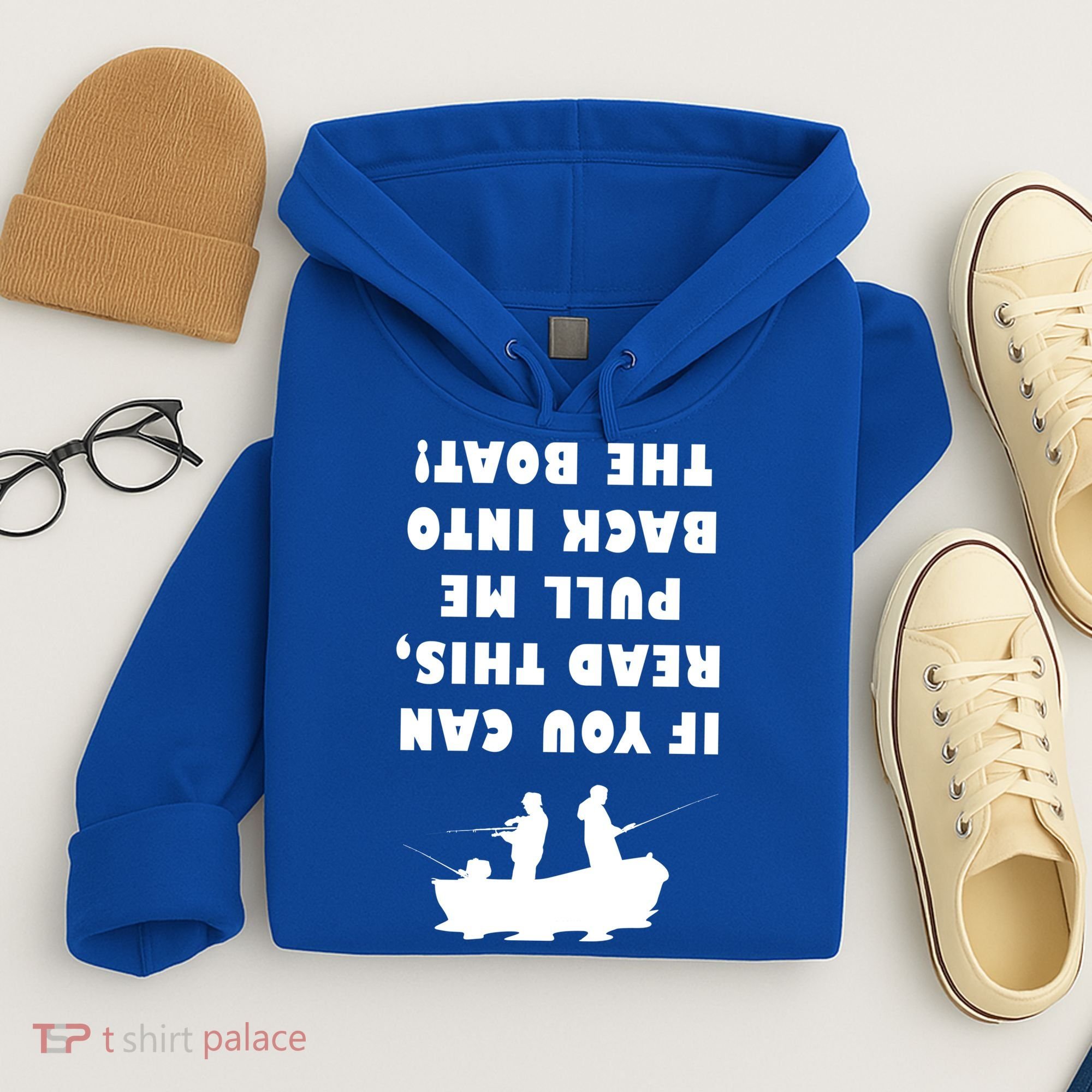 Funny Fishing: If You Can Read This Pull Me Back Into The Boat Hoodie