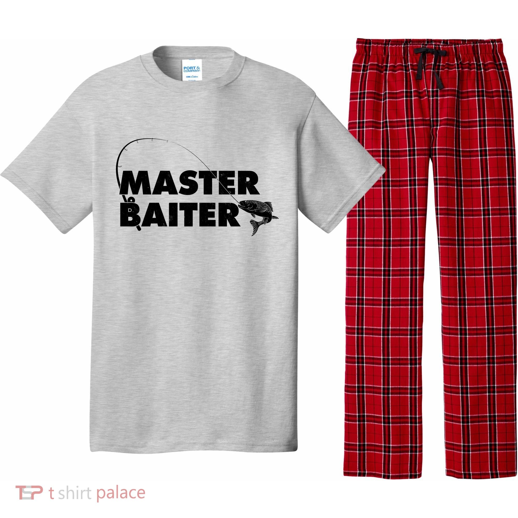 Funny Fishing Master Baiter Pajama Set