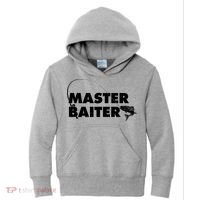 Funny Fishing Master Baiter Kids Hoodie thumb 0