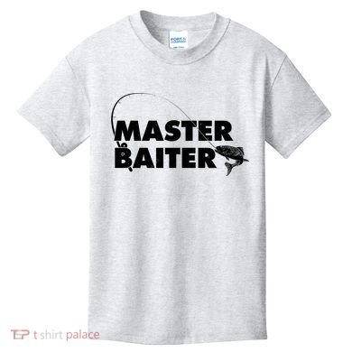 Funny Fishing Master Baiter Kids T-Shirt