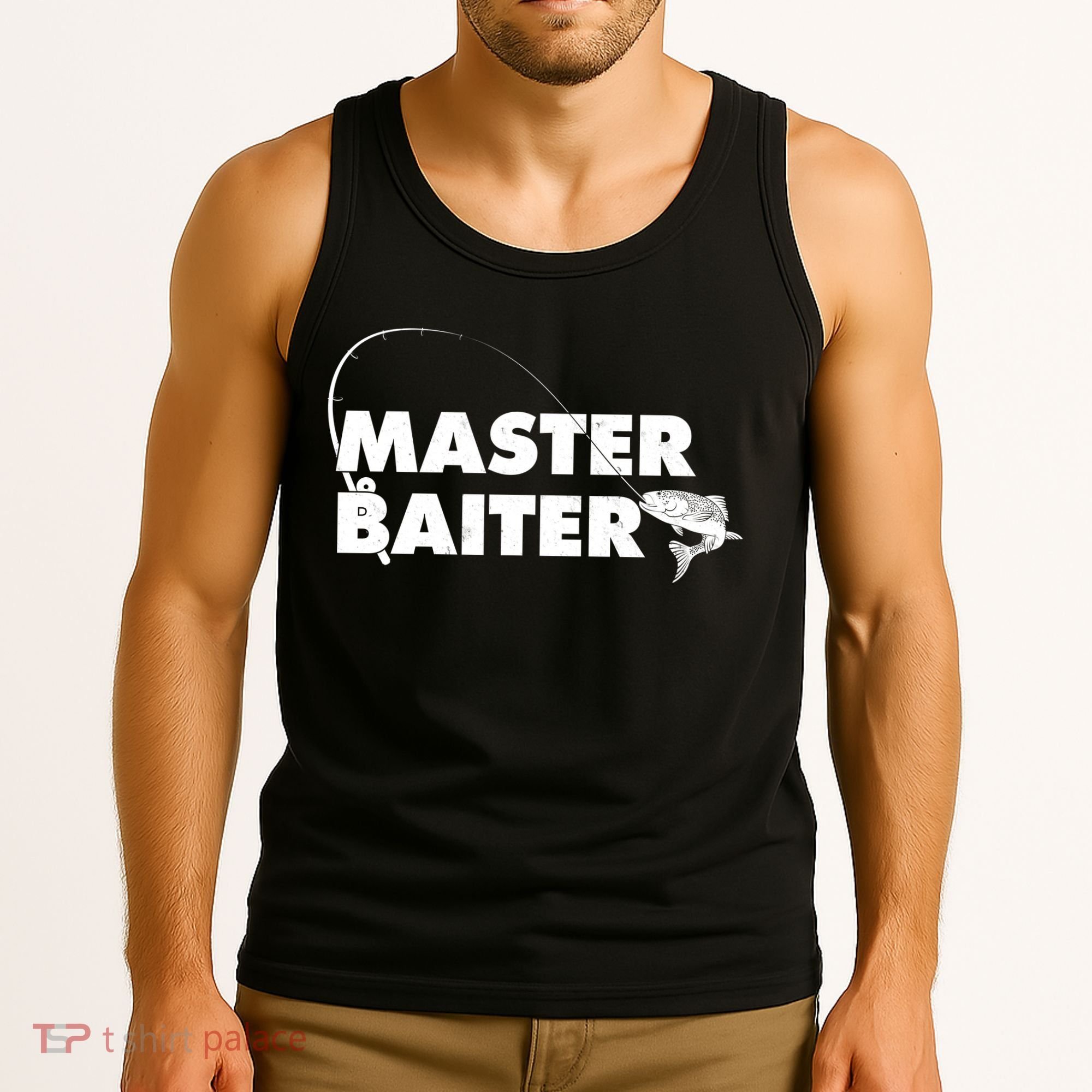 Funny Fishing Master Baiter Tank Top
