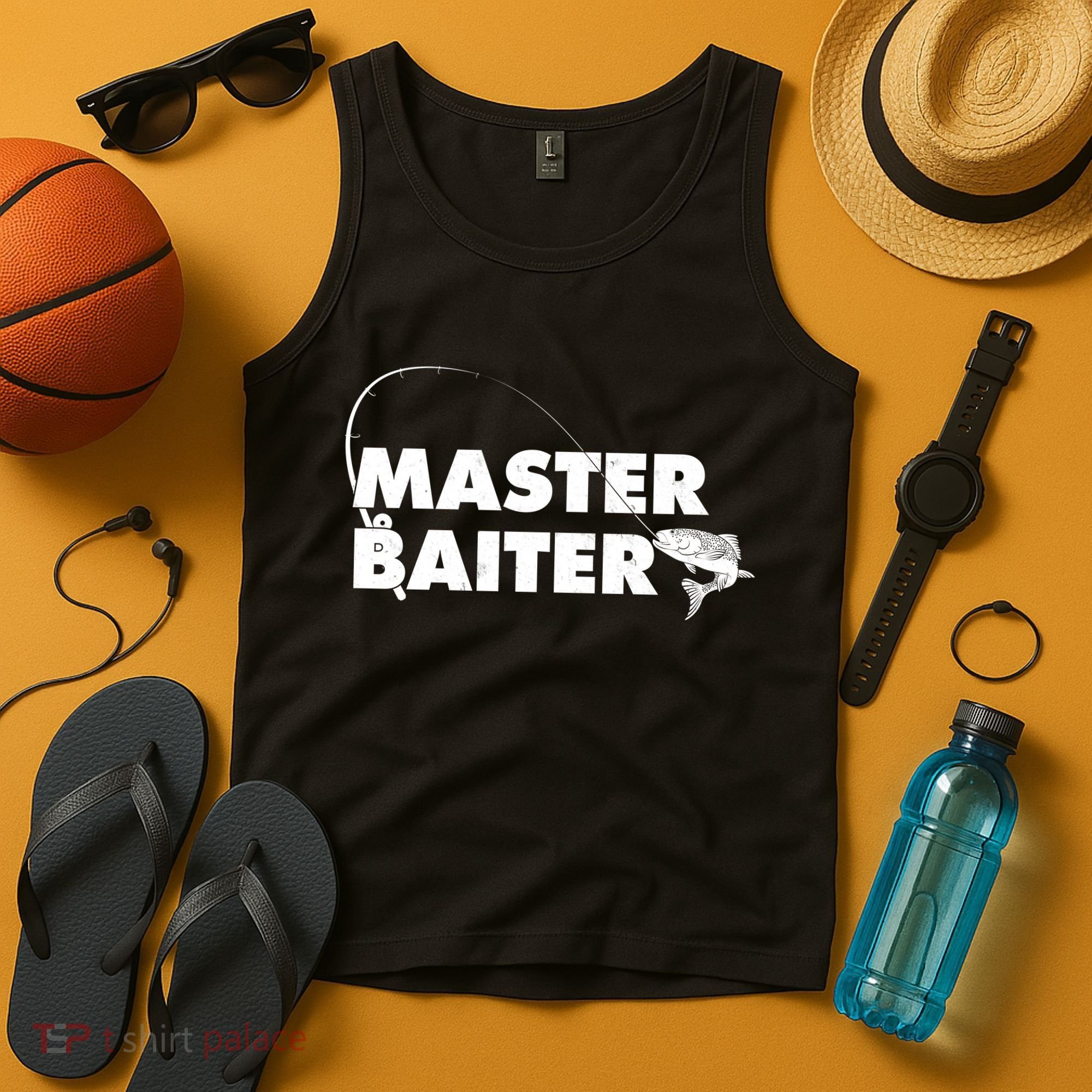 Funny Fishing Master Baiter Tank Top