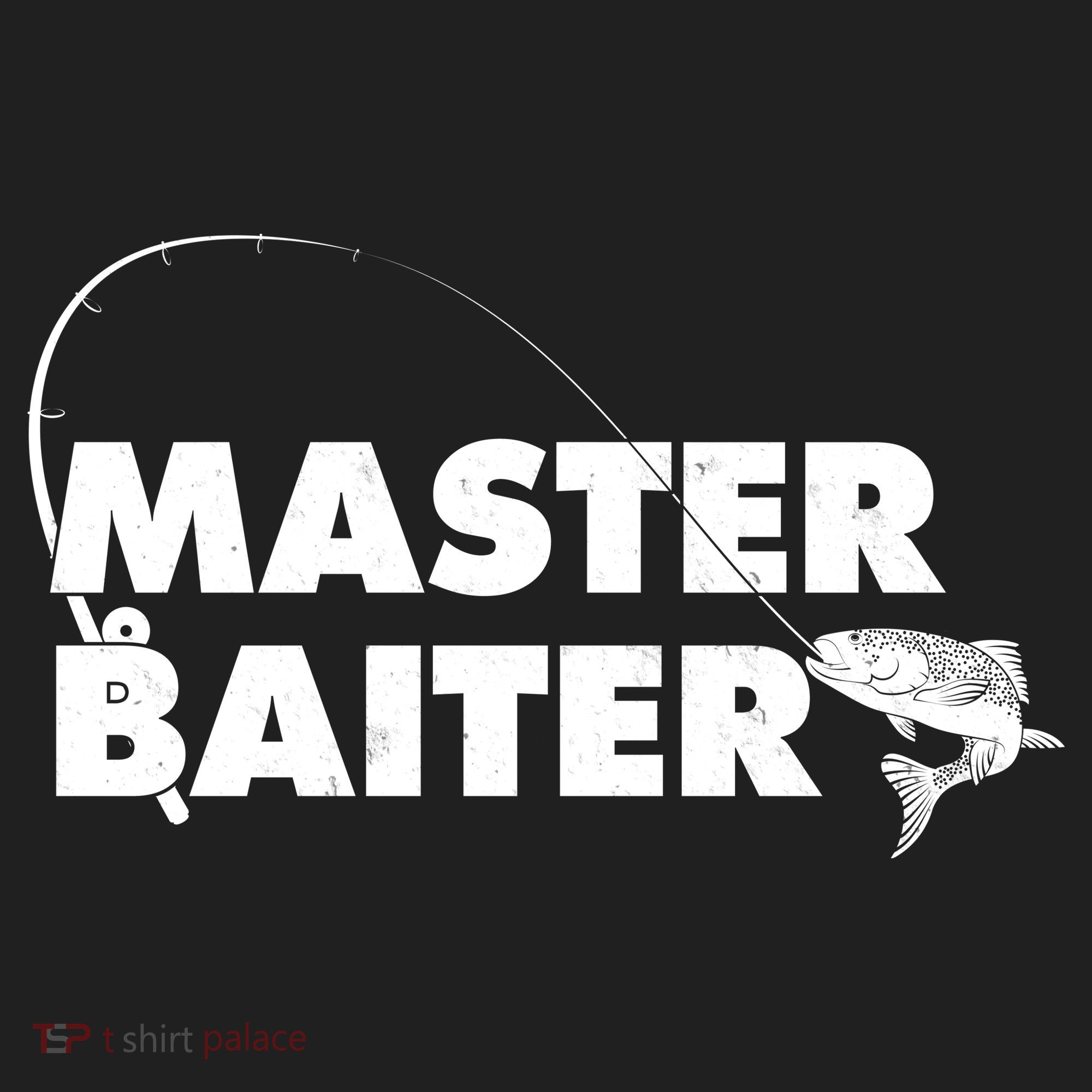 Funny Fishing Master Baiter Golf Towel