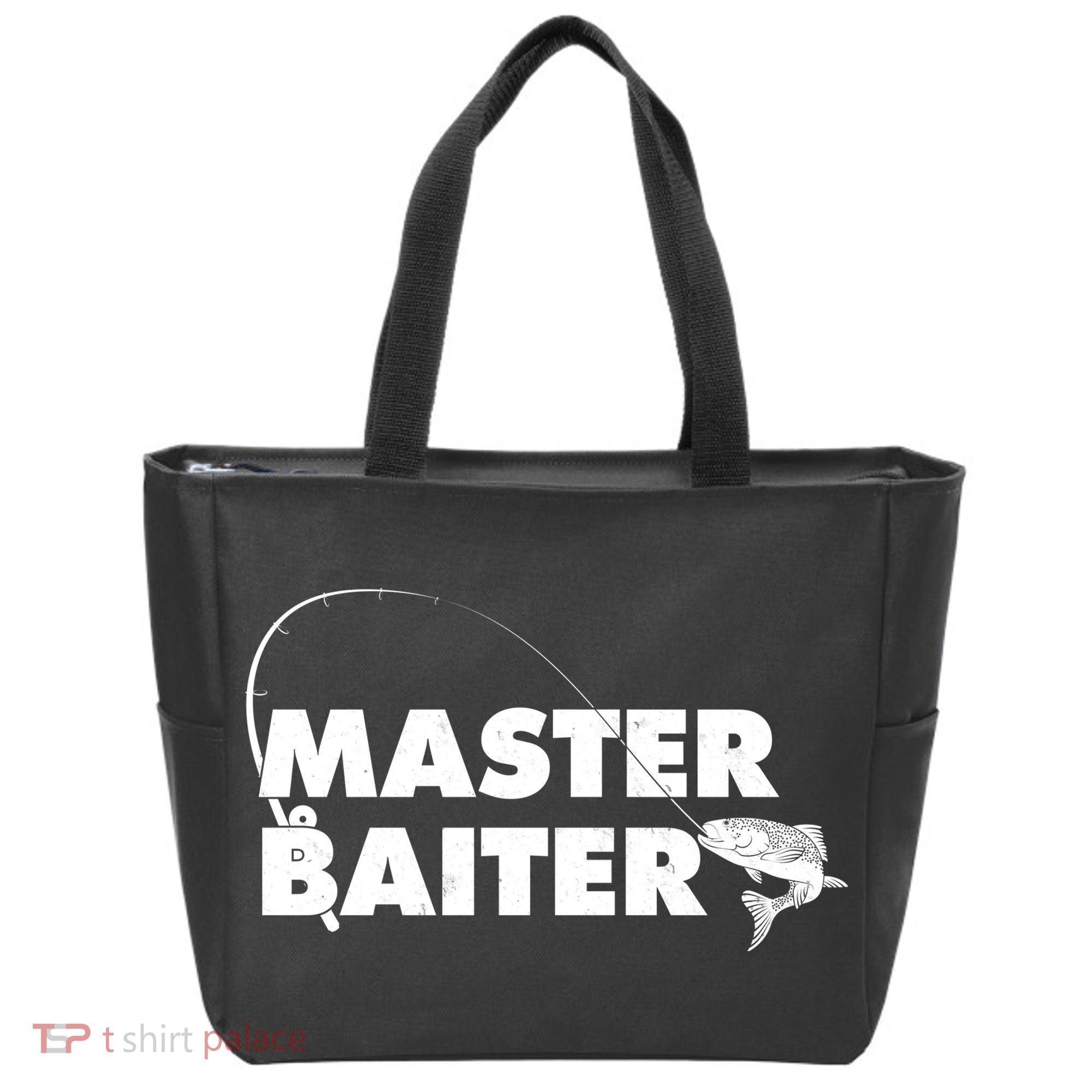 Funny Fishing Master Baiter Tote Bag