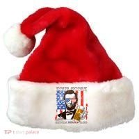 Funny Four Score And Seven Beers Ago Abe Lincoln Santa Hat thumb 0