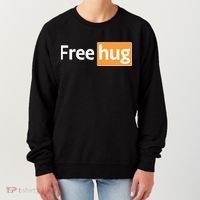 Funny Free Hug Logo Meme Women's Sweatshirt thumb 0