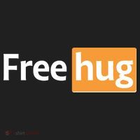 Funny Free Hug Logo Meme Women's Sweatshirt thumb 2