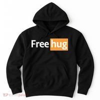 Funny Free Hug Logo Meme Hoodie thumb 0