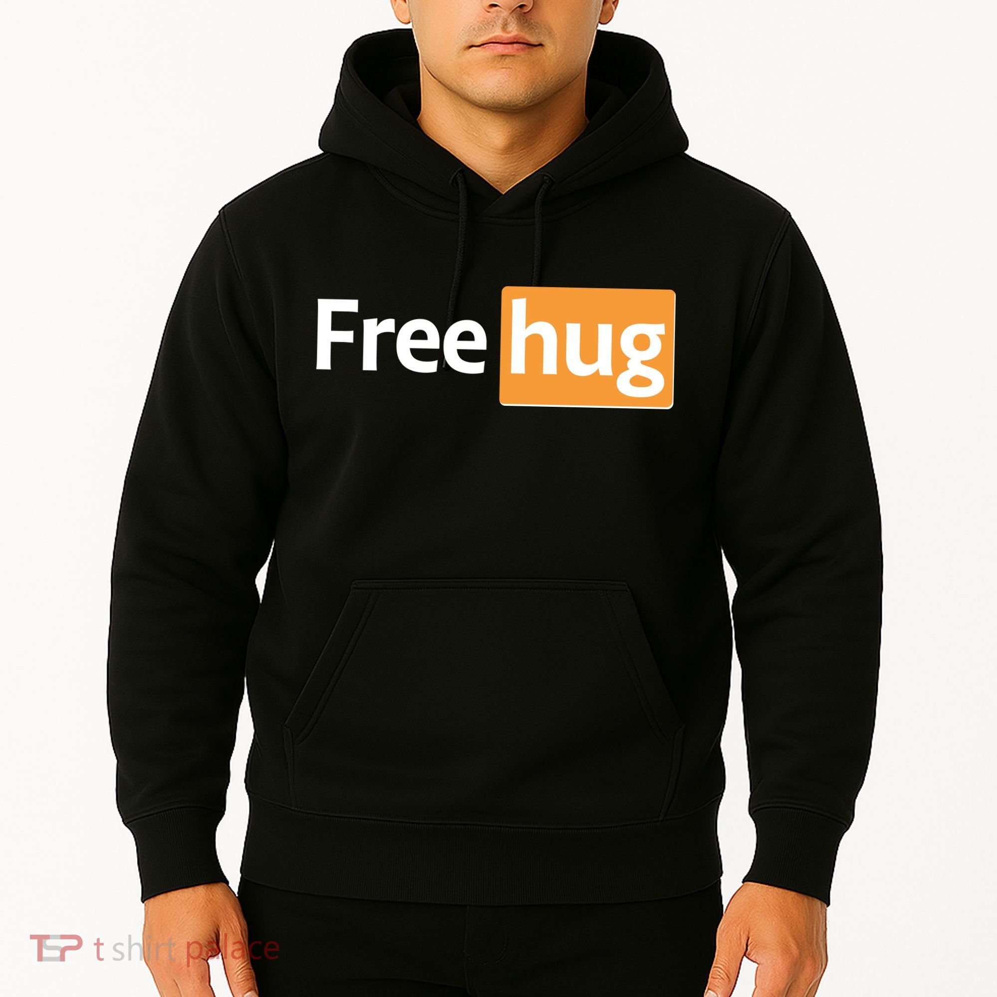 Funny Free Hug Logo Meme Hoodie
