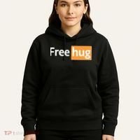 Funny Free Hug Logo Meme Hoodie thumb 5