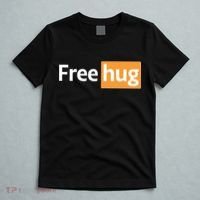 Funny Free Hug Logo Meme T-Shirt thumb 5
