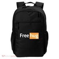 Funny Free Hug Logo Meme Backpack thumb 0