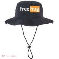 Funny Free Hug Logo Meme Bucket Hat thumb 0